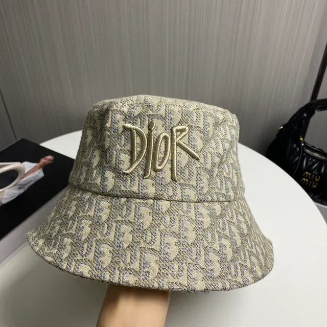 Dior Oblique Bordado Jacquard Sombrero de cubo 3