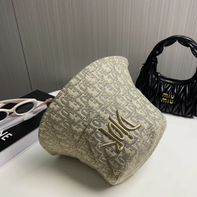 Dior Oblique Bordado Jacquard Sombrero de cubo 9