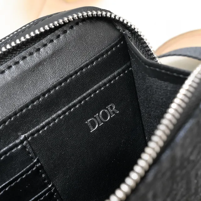 Dior Oblique Jacquard Sac messager gris 4