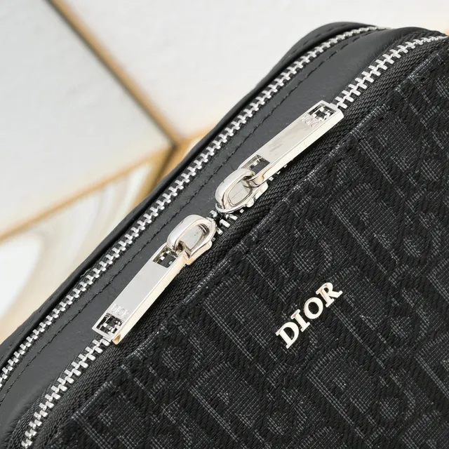 Dior Oblique Jacquard Sac messager gris 5
