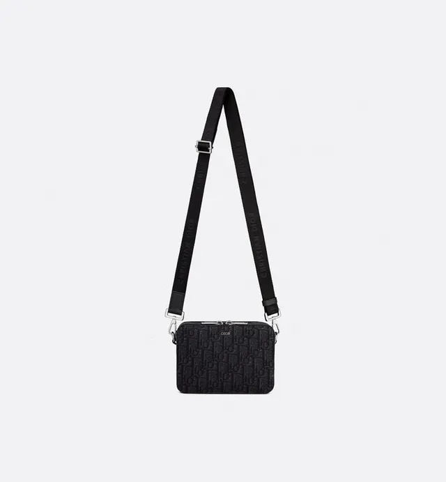 Dior Oblique Jacquard Sac messager gris 11