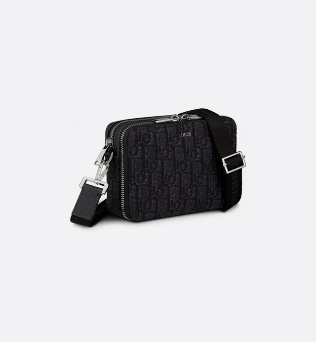 Dior Oblique Jacquard Sac messager gris 13