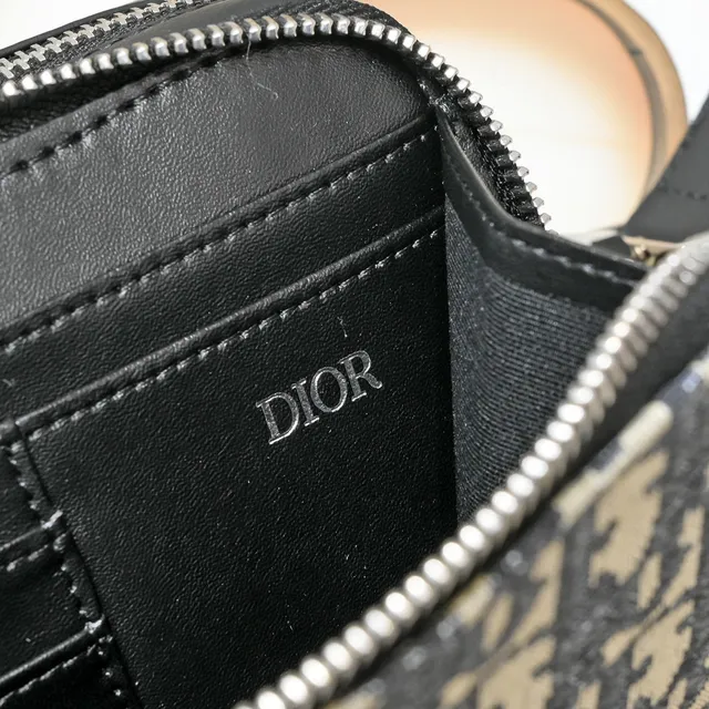 Dior Oblique Jacquard Sac messager gris 18