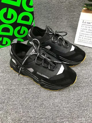 Dolce & Gabbana Runner কালো হলুদ মোটা সোলের স্নিকার 3