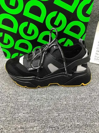 Dolce & Gabbana Runner কালো হলুদ মোটা সোলের স্নিকার 7
