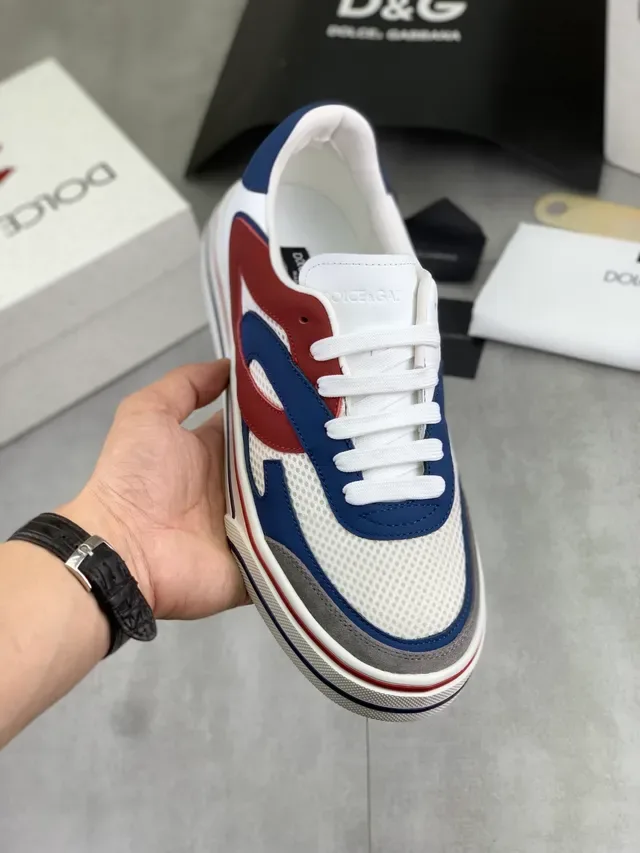 Dolce & Gabbana Sneakers Color Block Maille Basse 1