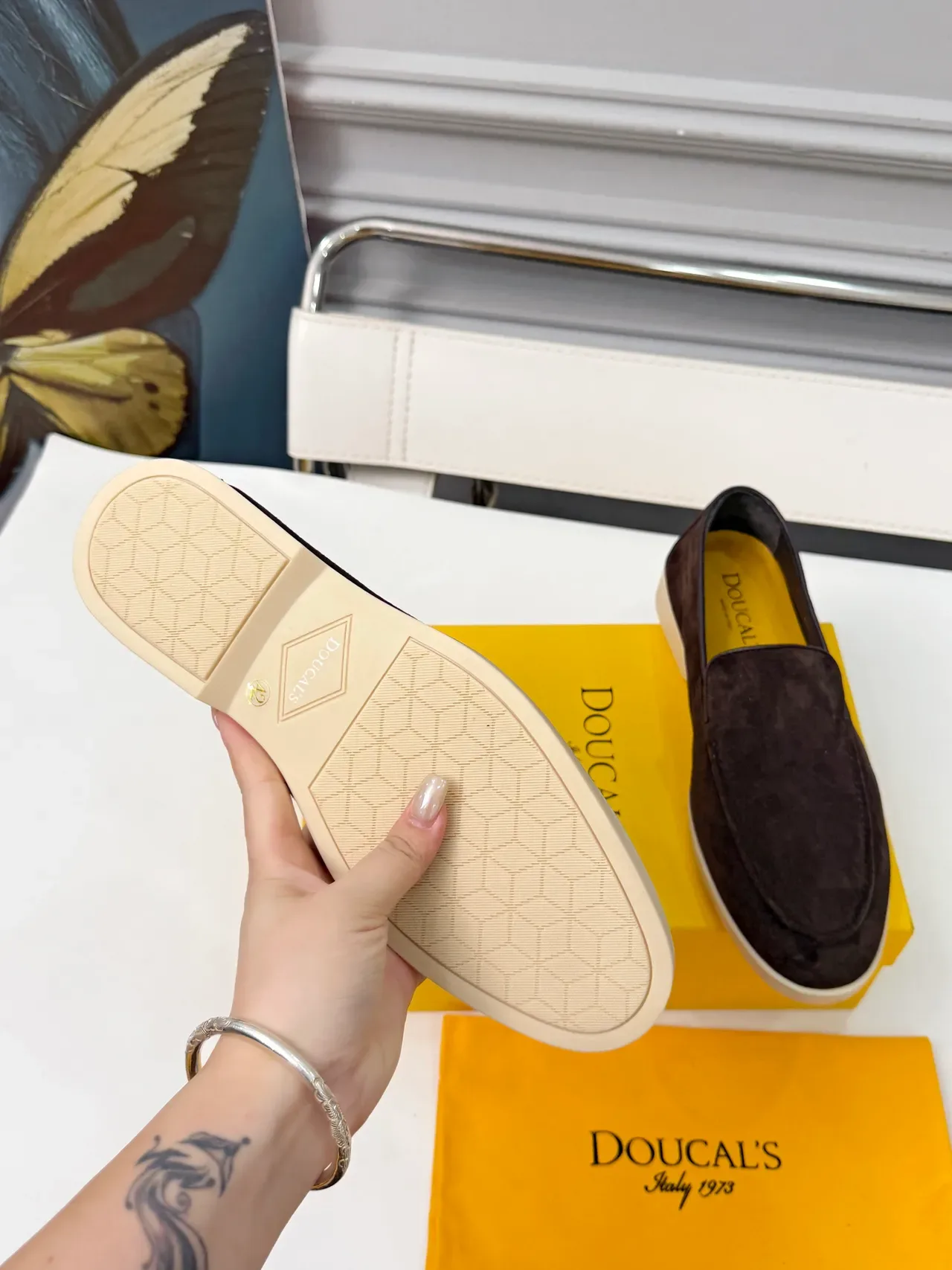 Dolce & Gabbana Portofino Mocasines de Ante Marrón 2