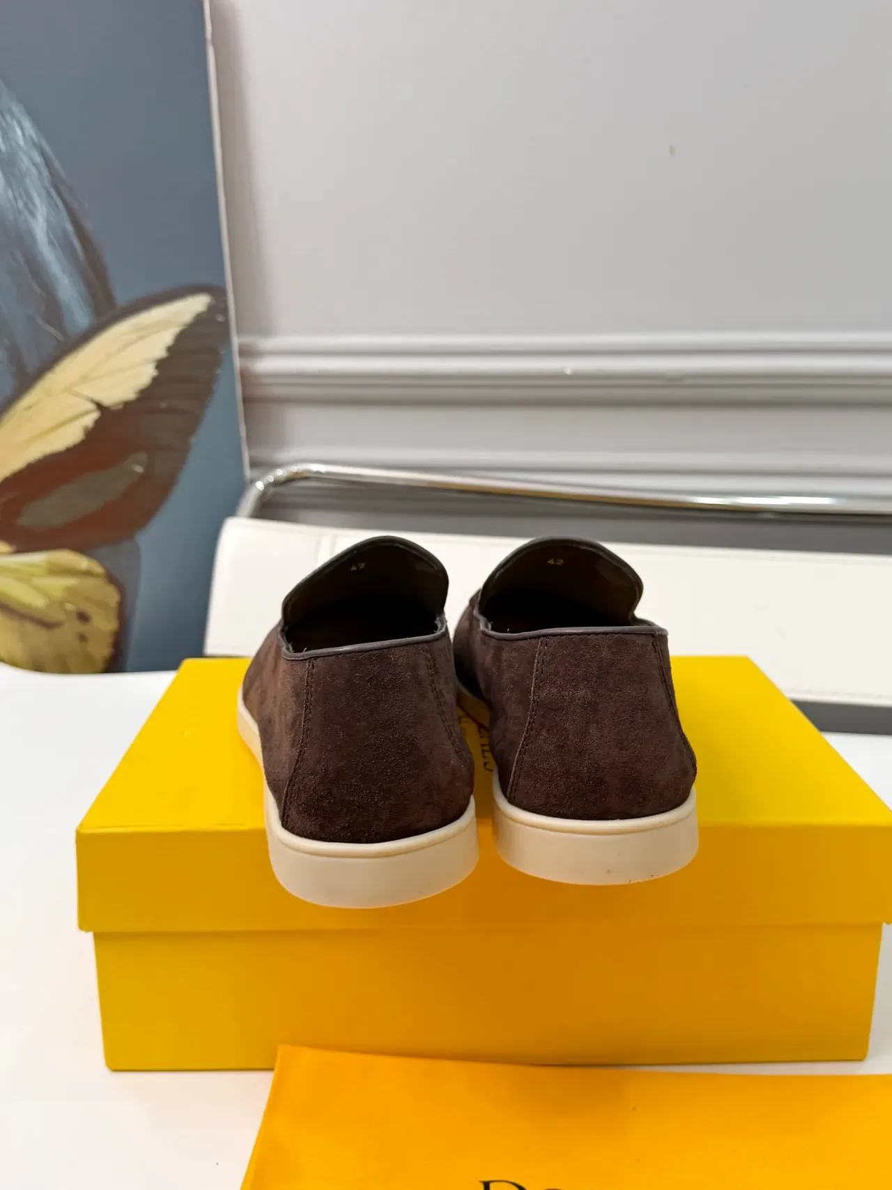 Dolce & Gabbana Portofino Mocasines de Ante Marrón 3