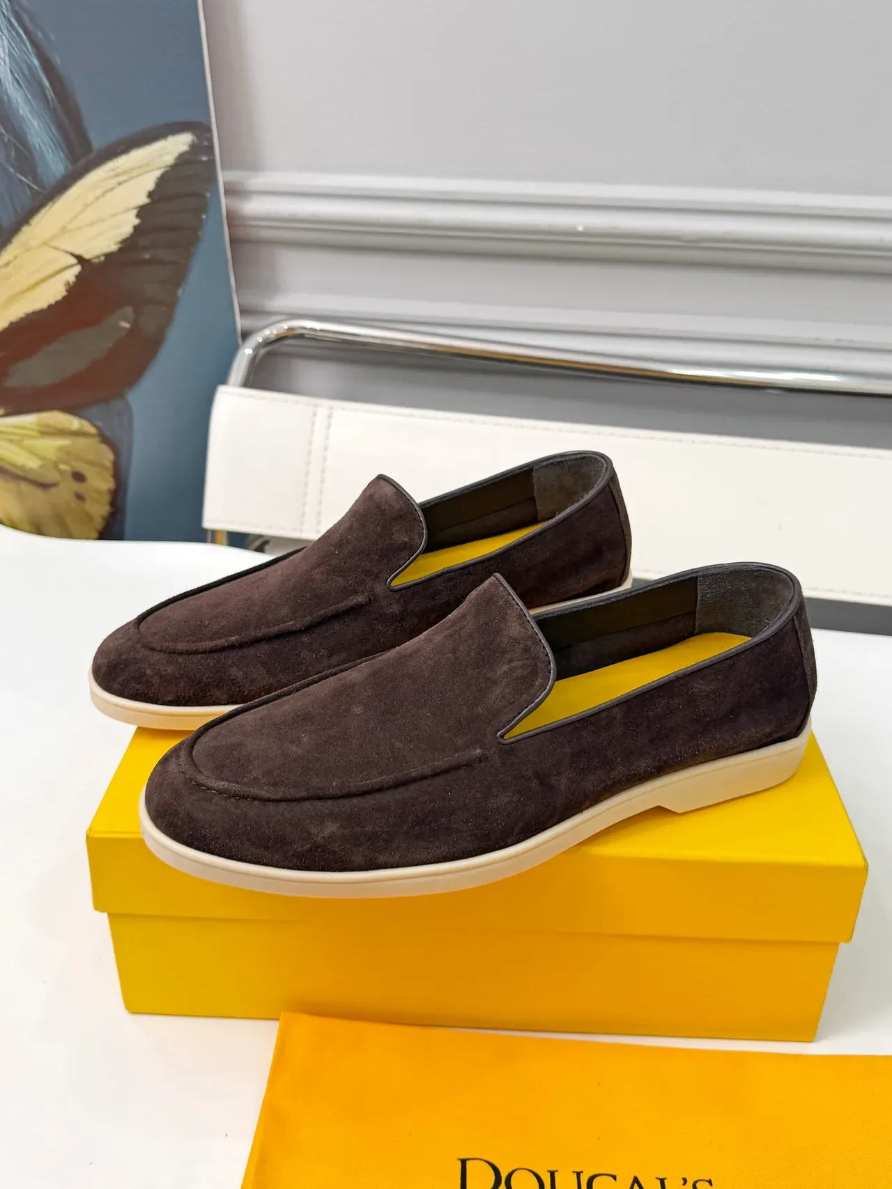 Dolce & Gabbana Portofino Mocasines de Ante Marrón 4