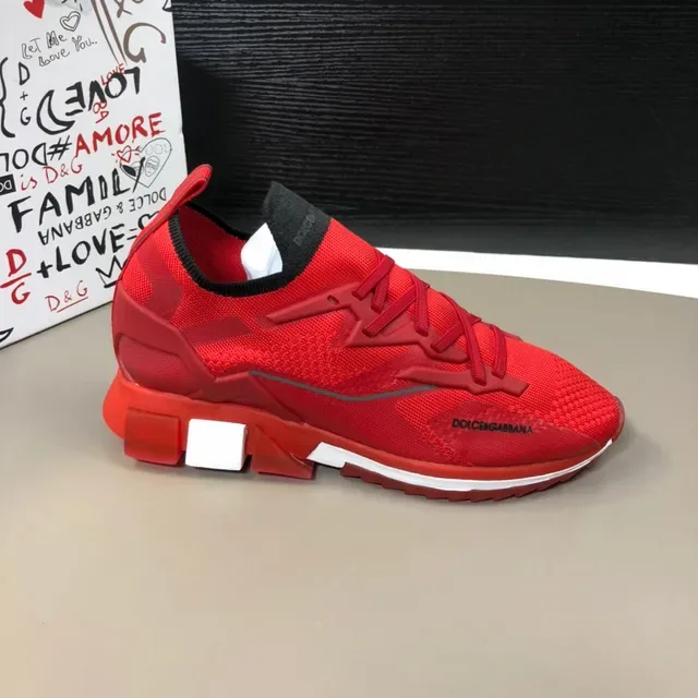 Dolce & Gabbana Tênis Lifestyle de Malha Vermelho 7
