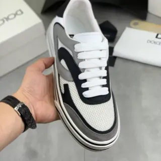 Dolce & Gabbana White Black Gray sneakers lifestyle
