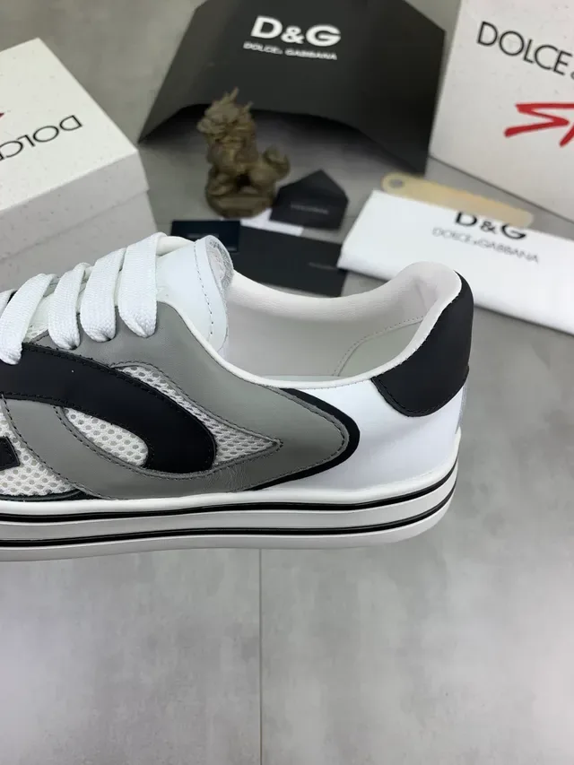 دولشي آند غابانا White Black Gray سكينرز لايف ستايل 4