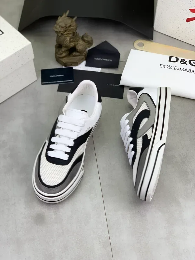 دولشي آند غابانا White Black Gray سكينرز لايف ستايل 5
