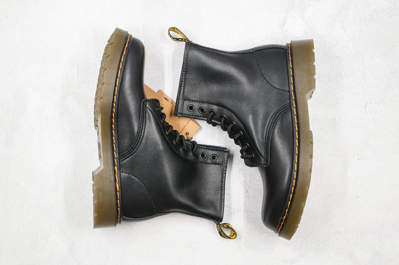 Dr. Martens 1460 Black Smooth Leather Martin Boot 7