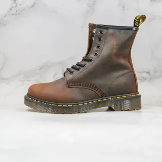Dr. Martens 1460 Distressed Brown Leather 8-Eyelet Martin Boot