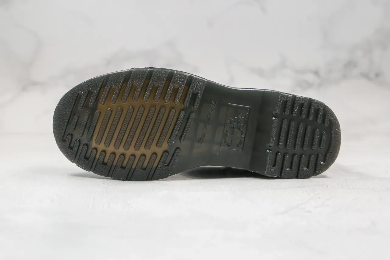 Dr. Martens 1460 Harness أحذية مارتن جلد أسود 6
