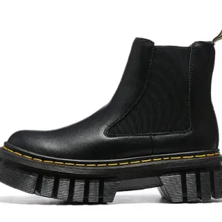 Dr. Martens Jadon Platform Black Chelsea Boots