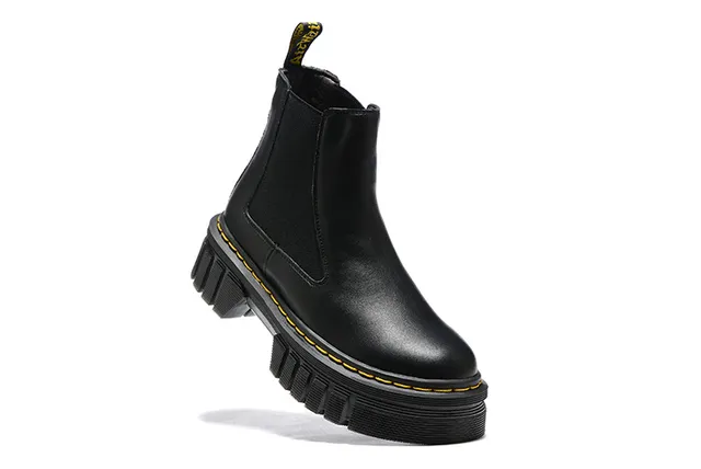 Dr. Martens Jadon Platform काले चेल्सी बूट्स 2