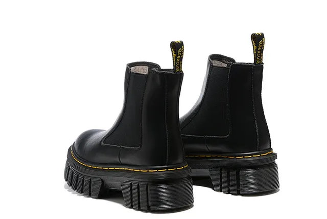 Dr. Martens Jadon Platform काले चेल्सी बूट्स 5