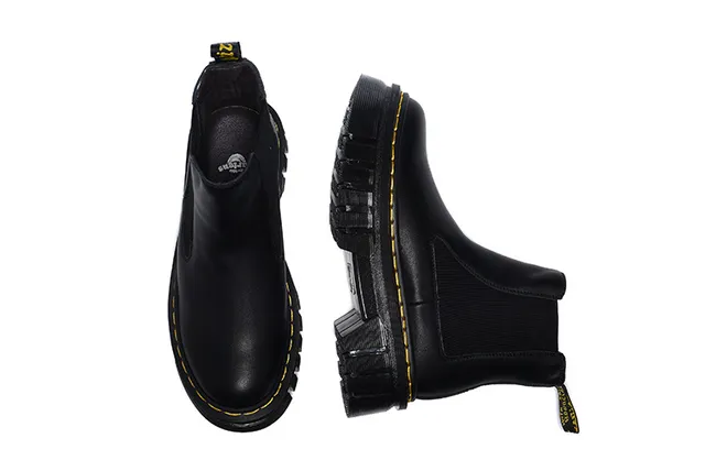Dr. Martens Jadon Platform काले चेल्सी बूट्स 7