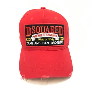 Dsquared2 Heritage Patch লাল বেসবল ক্যাপ