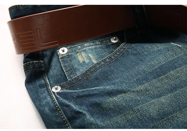 Dsquared2 ICON Azul Marrón Cintura Media Lavado con Desgaste Pantalones Cortos 5