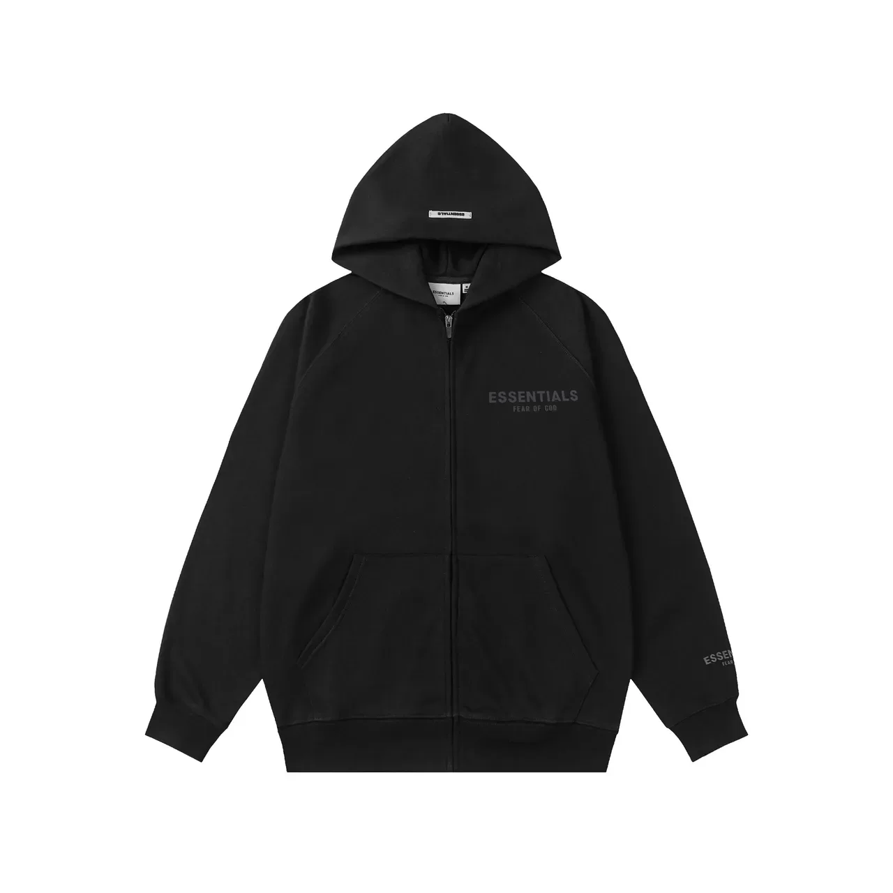Fear of God Essentials Hoodie Raglan à Fermeture Éclair 2