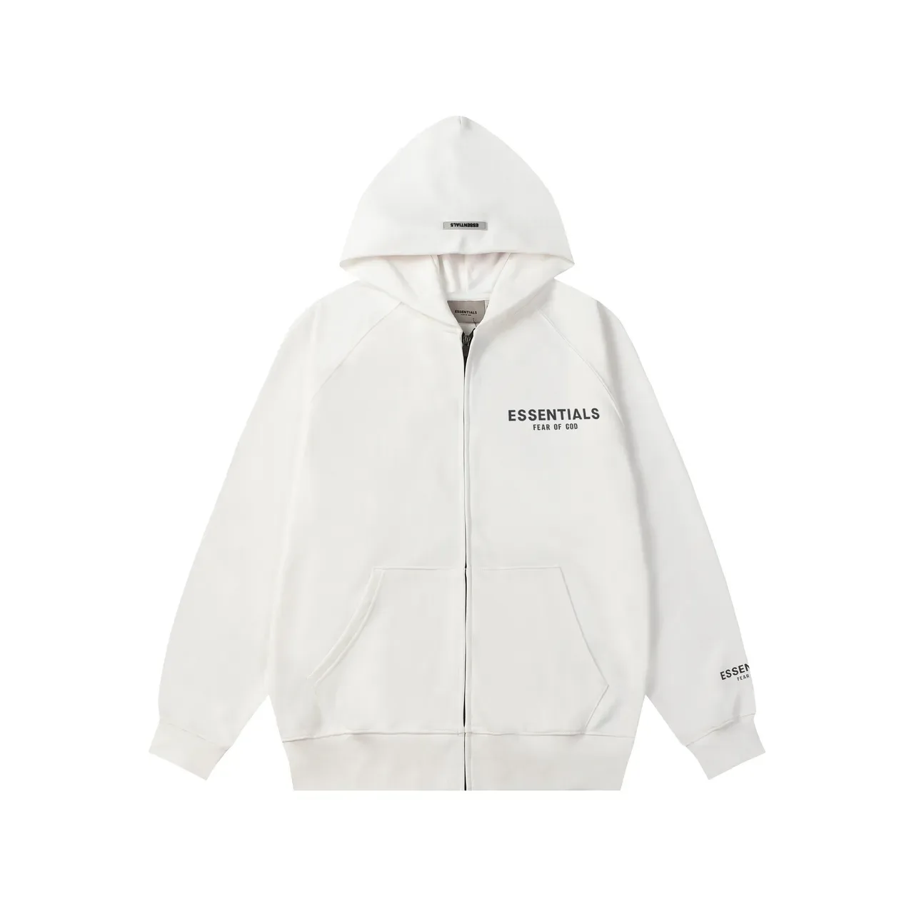 Fear of God Essentials Hoodie Raglan à Fermeture Éclair 4