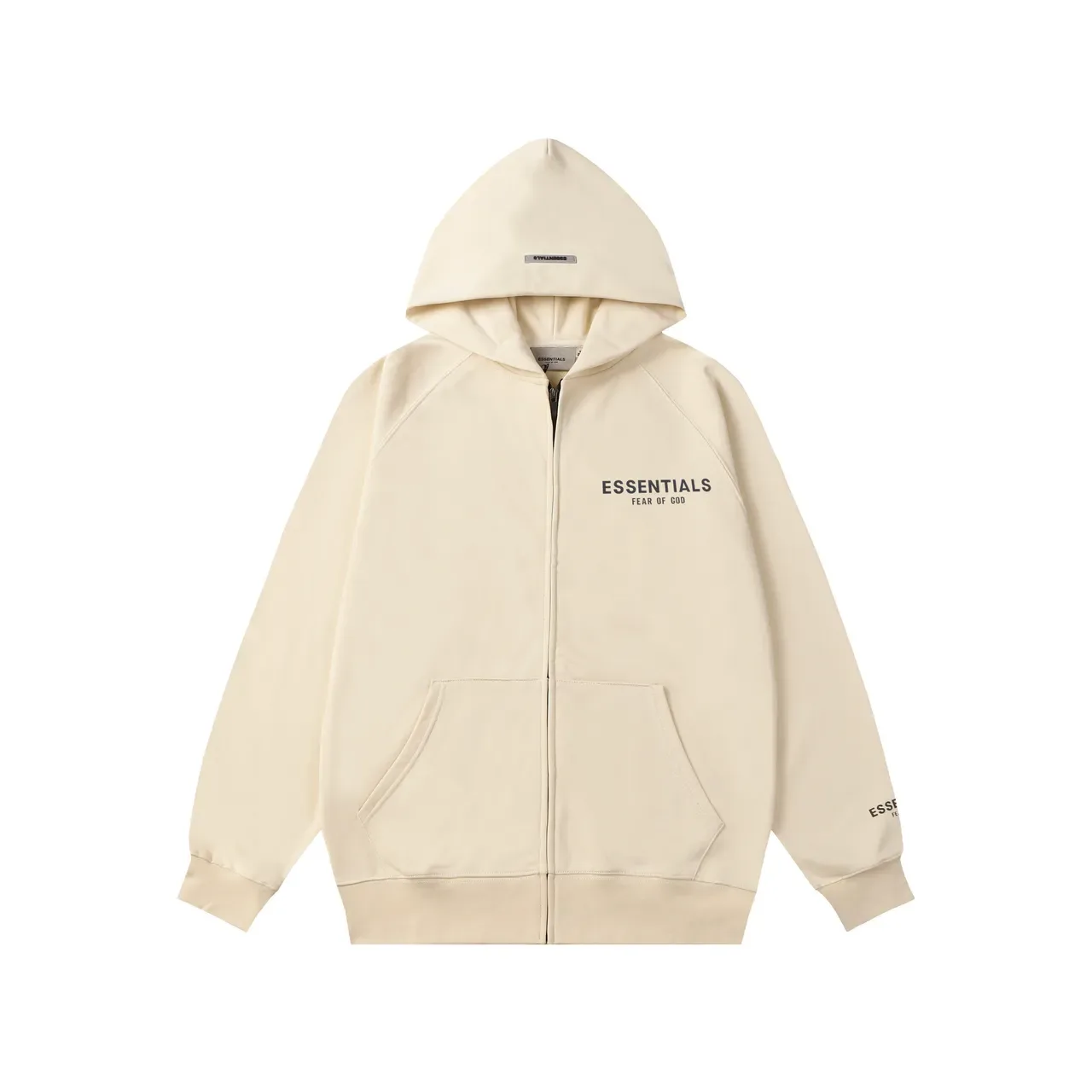 Fear of God Essentials Hoodie Raglan à Fermeture Éclair 6