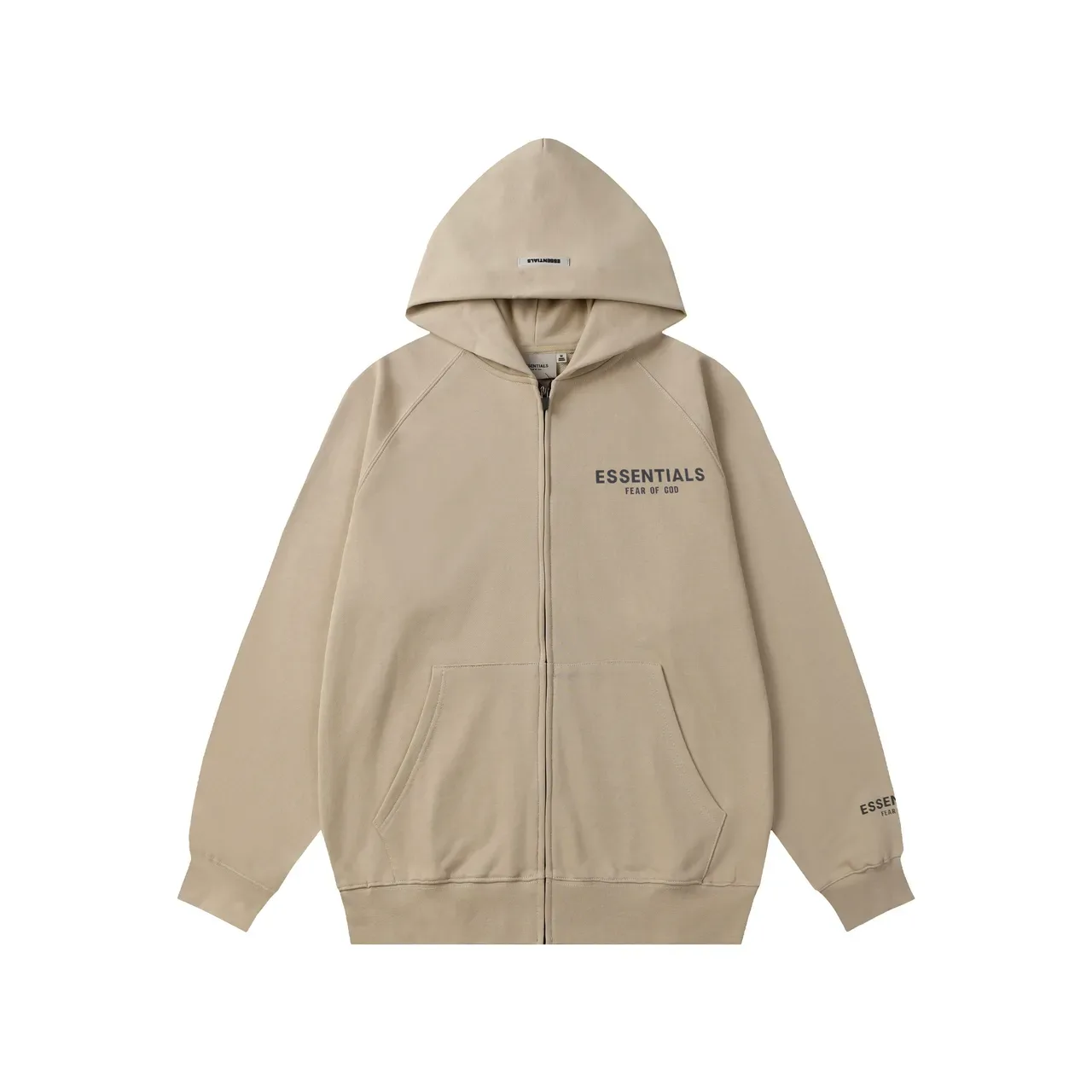 Fear of God Essentials Hoodie Raglan à Fermeture Éclair 8