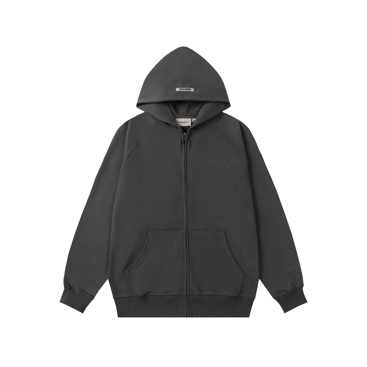 Fear of God Essentials Hoodie Raglan à Fermeture Éclair 10