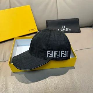 Fendi FF Monogram 刺绣 Logo 棒球帽