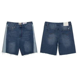 Gallery Dept Side-Panel Contrast Denim Shorts