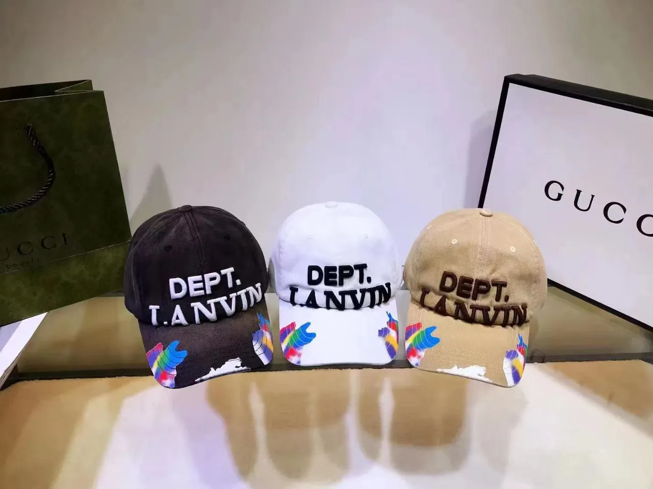 Gallery Dept Trucker Cap أبيض, أحمر, أصفر, أزرق بحري, بني, أخضر, برتقالي, أسود قبعة بيسبول 17