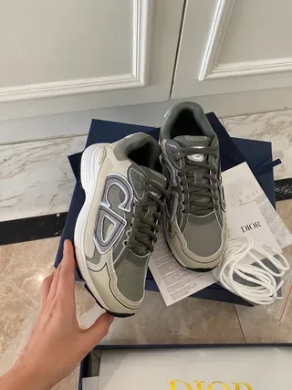 Beige and Olive Green Layered Overlay Lifestyle Sneaker 5