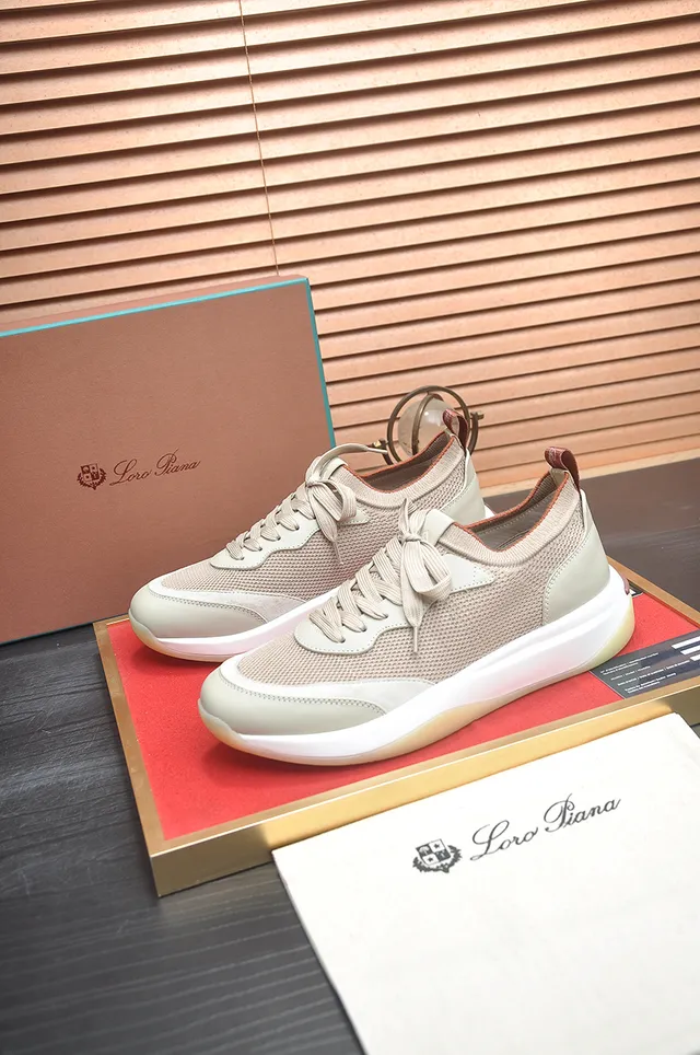 Beige and Sage Green Mesh Lifestyle Sneaker 4