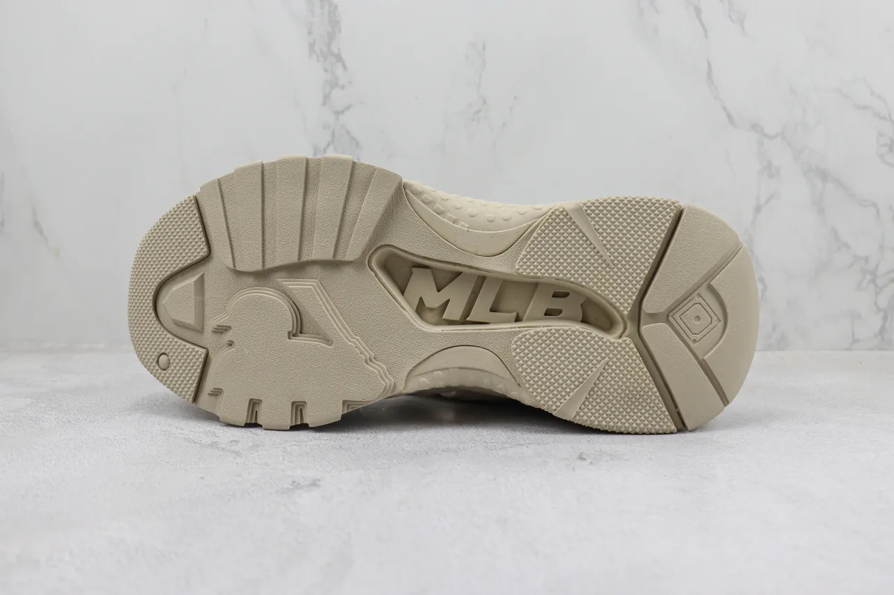Beige Black Chunky Sole Strap-Fastened Sandals 8