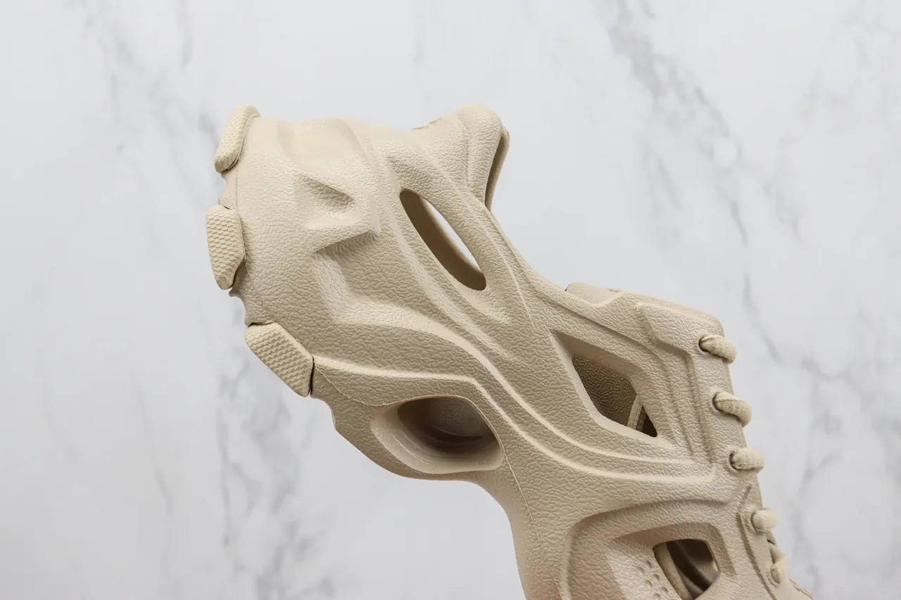Beige Monolithic Molded Ventilated Sneaker 5