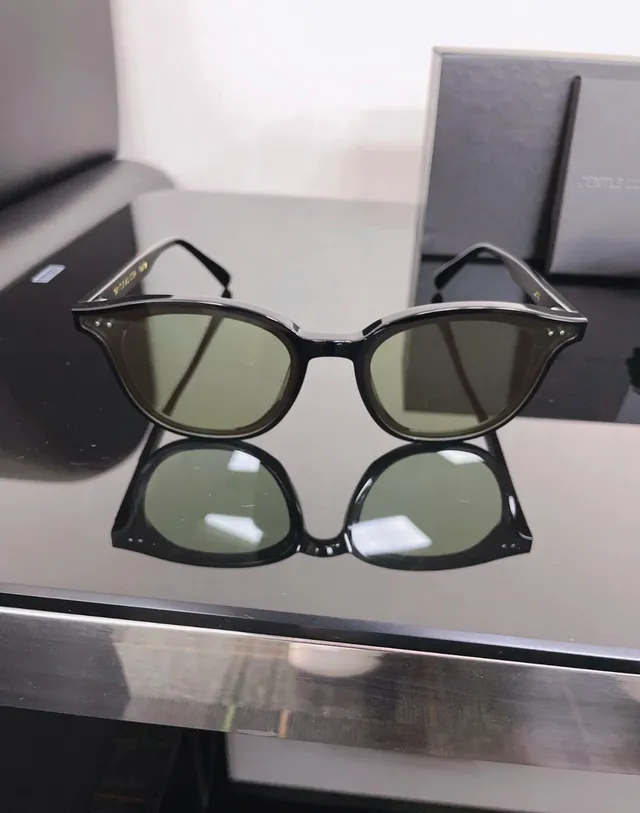 Lunettes de soleil noires dégradées brunes en forme d'œil de chat 6
