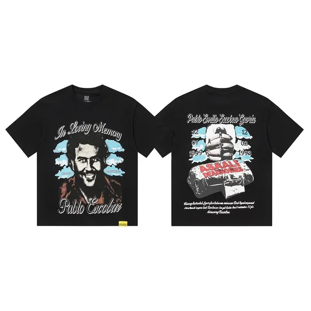 Black Graphic-Print Crewneck T-Shirt 4