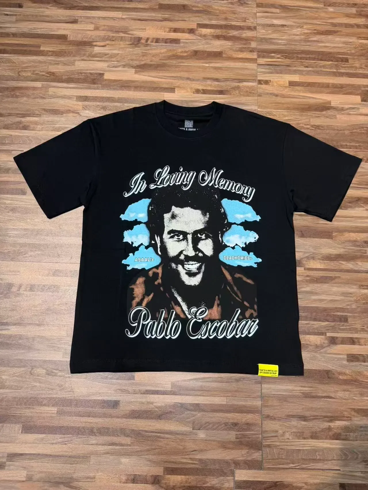 Black Graphic-Print Crewneck T-Shirt 5