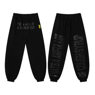 Black Jogger Silhouette Elastic Waistband Sweatpant — catalogue photo via WWTop Yupoo