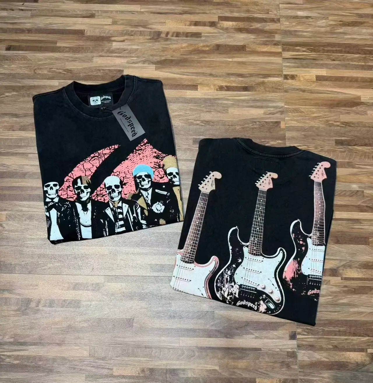 Black Oversized Graphic Print T-Shirt 3