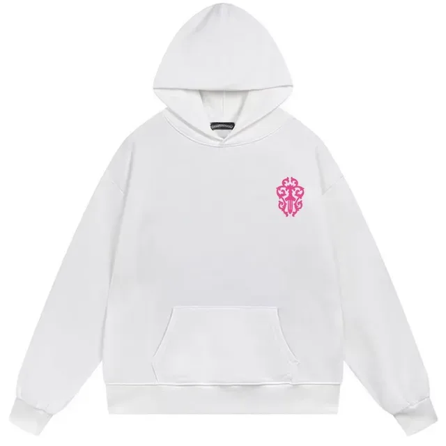 Sweat à capuche noir rose à fermeture éclair oversized 2