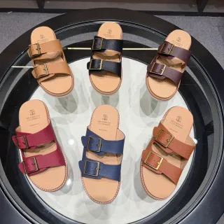 Brunello Cucinelli Sandálias Casuais com Dupla Tira e Fivela