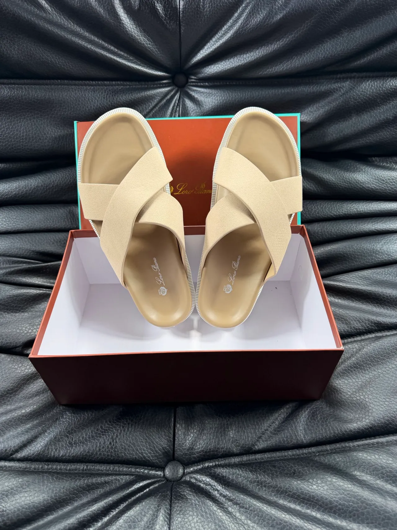 Crisscross Strap Flat Platform Slippers 7