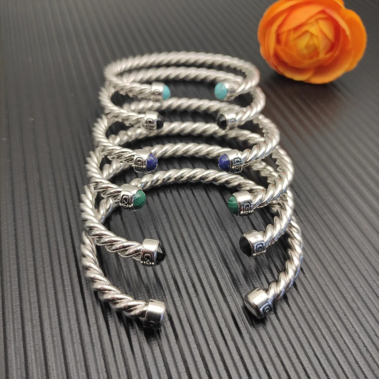David Yurman Cable Collection Twisted Silver Bracelet 3