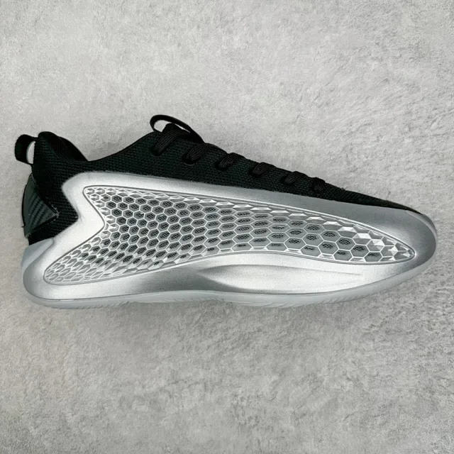 Edwards 1st Generation Low Top Black and Silver Performance Sneaker 2