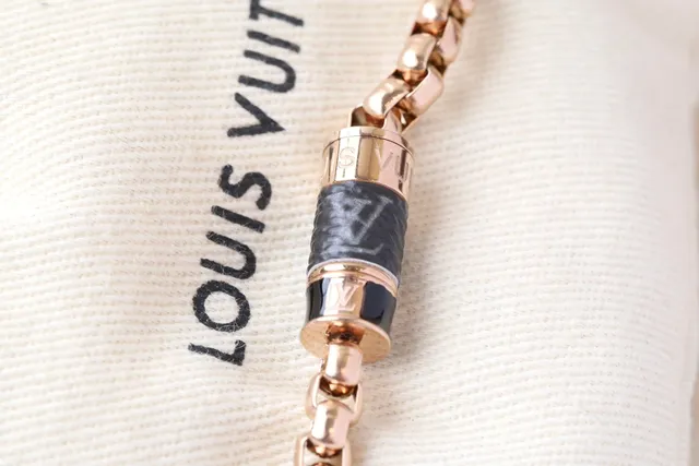 Gold Black Chain-Link Bracelet 4