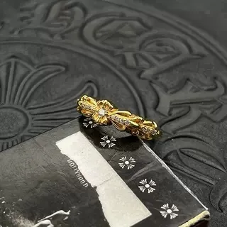 Gold Transparent Open-Cuff Ring 4